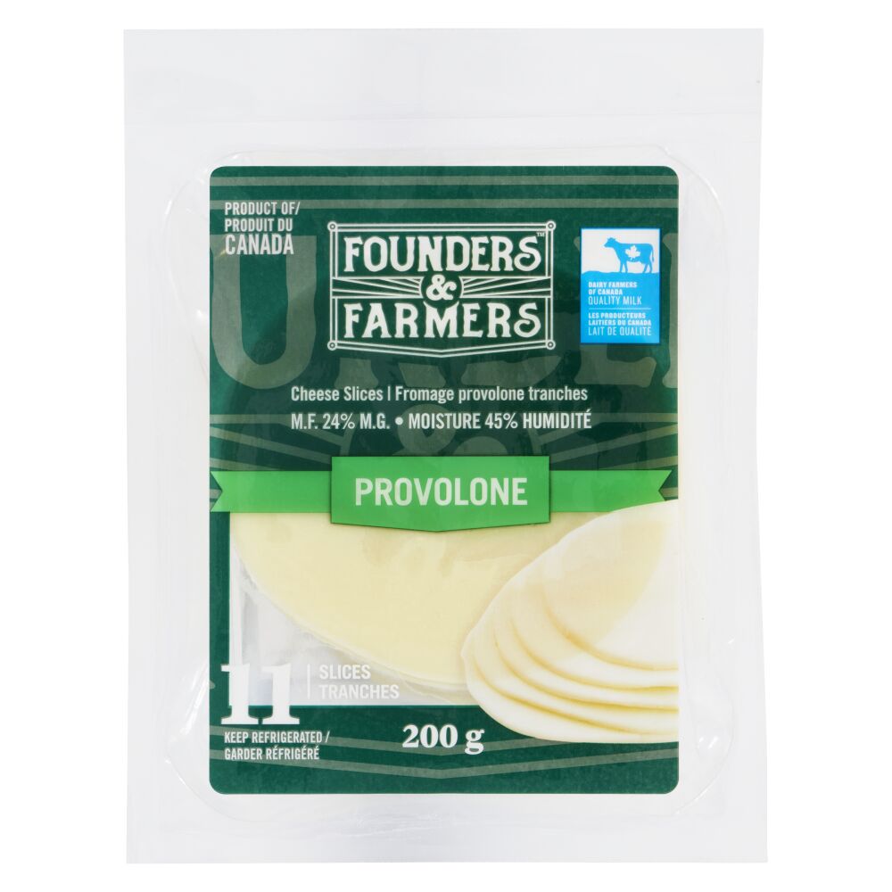Founders & Farmers Sliced Provolone 200g
