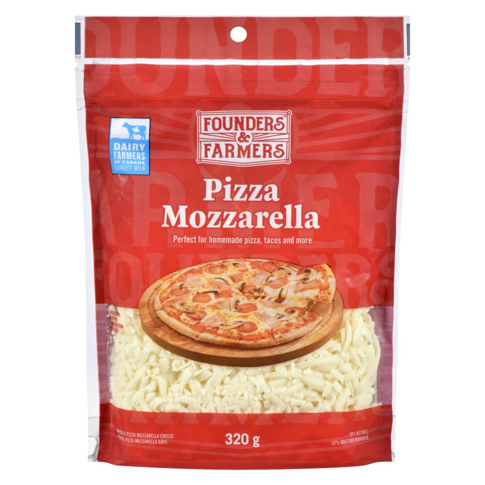 Founders & Farmers Shredded Pizza Mozzarella 320g