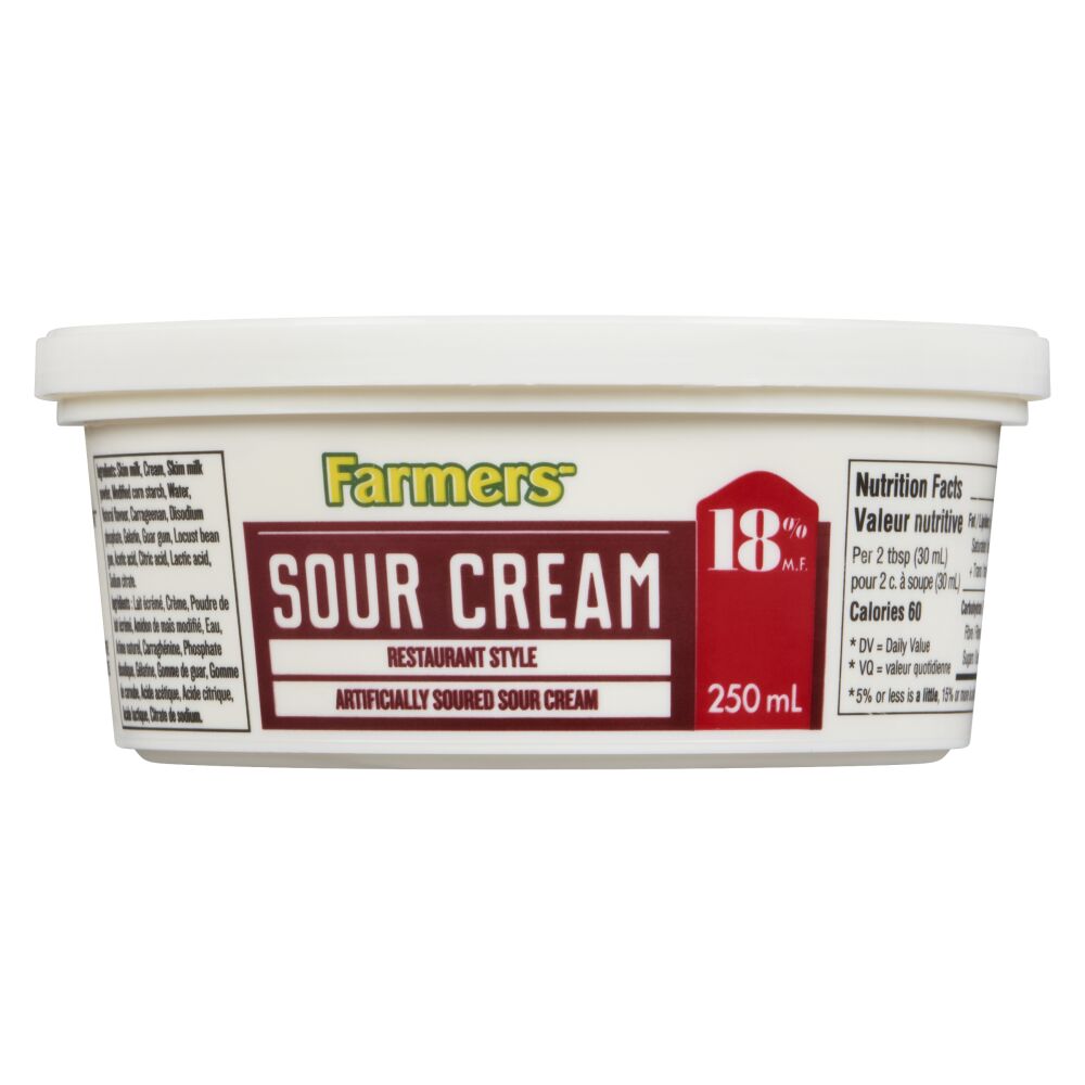 Farmers Sour Cream 18% M.G. 250ml