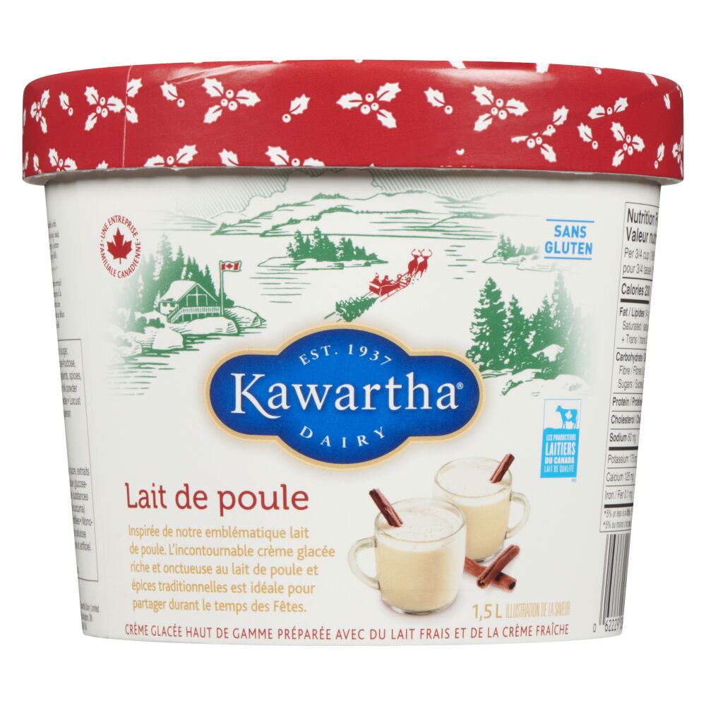 Kawartha Dairy Crème glacée lait de poule 1.5L