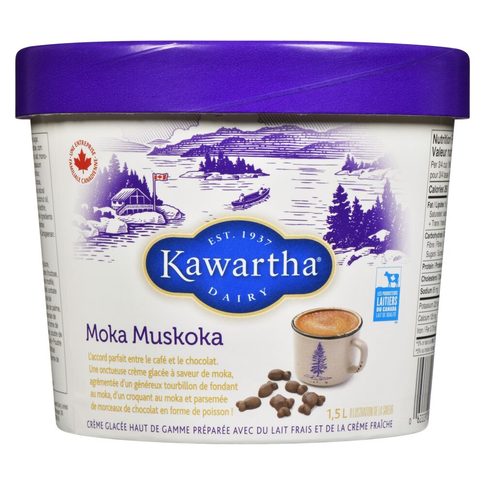 Kawartha Dairy Crème glacée moka Muskoka 1.5L