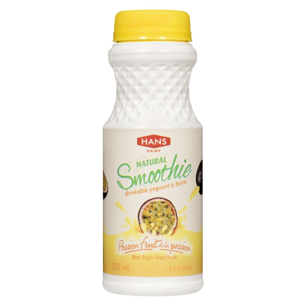 Hans Dairy Natural Passion Fruit Smoothie Drinkable Yogurt 200ml
