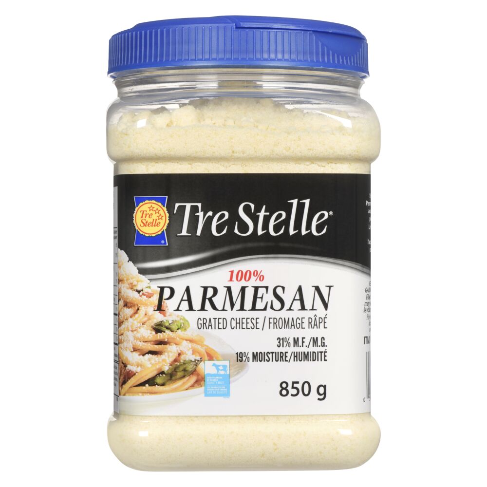 Tre Stelle Shredded 100% Parmesan 850g