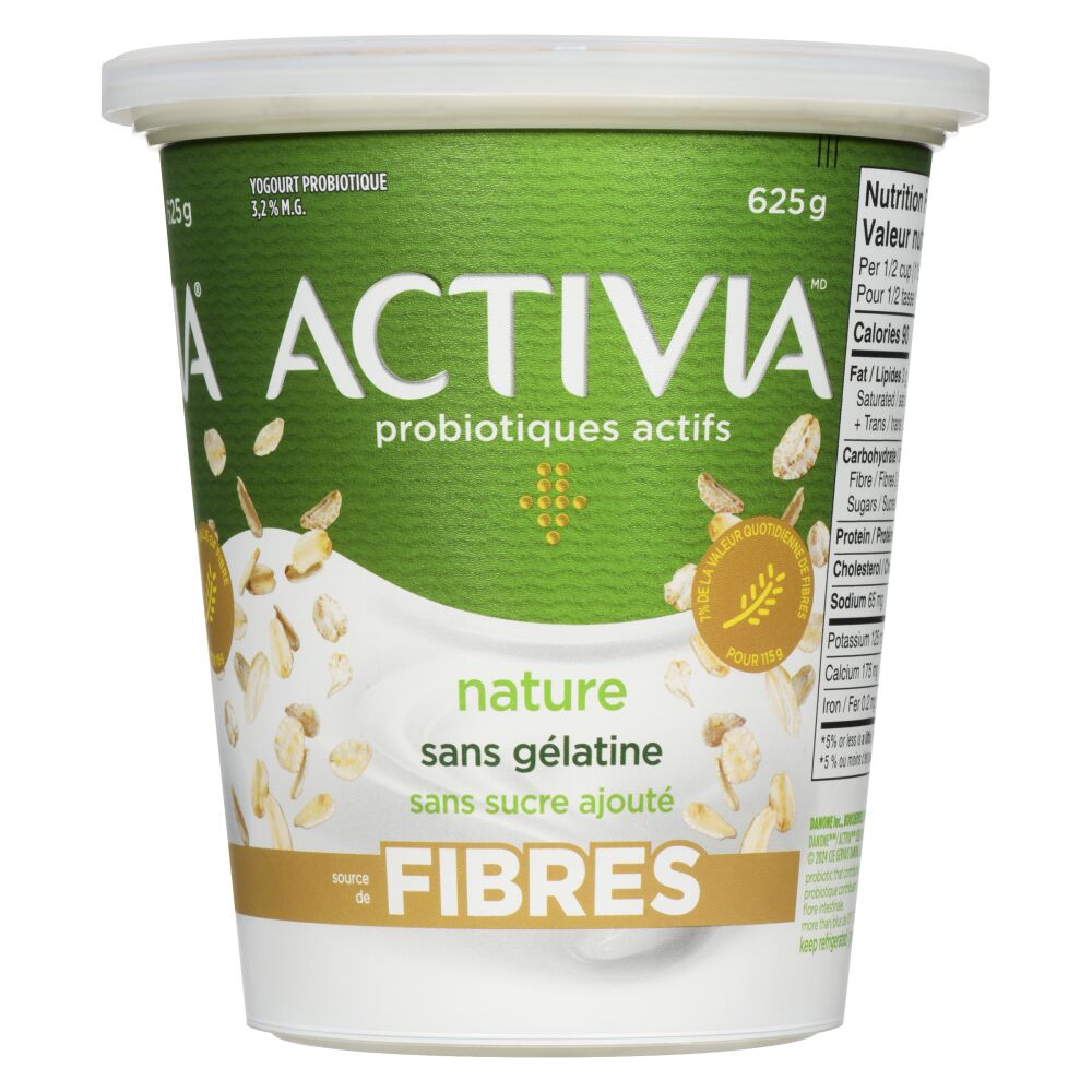 Activia Fibre Yogourt nature 625g