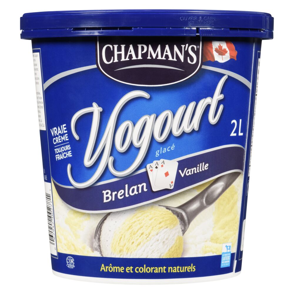 Chapman's Yogourt glacé brelan vanille 2L