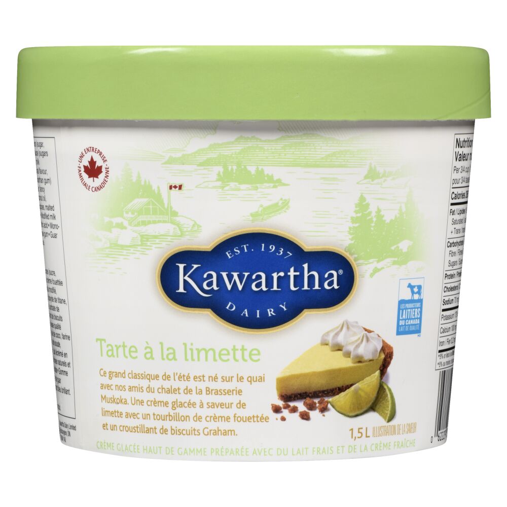 Kawartha Dairy Crème glacée haut de gamme tarte à la limette 1.5L