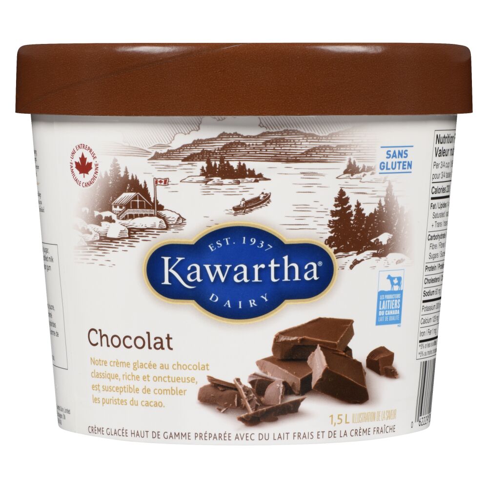 Kawartha Dairy Crème glacée chocolat 1.5L