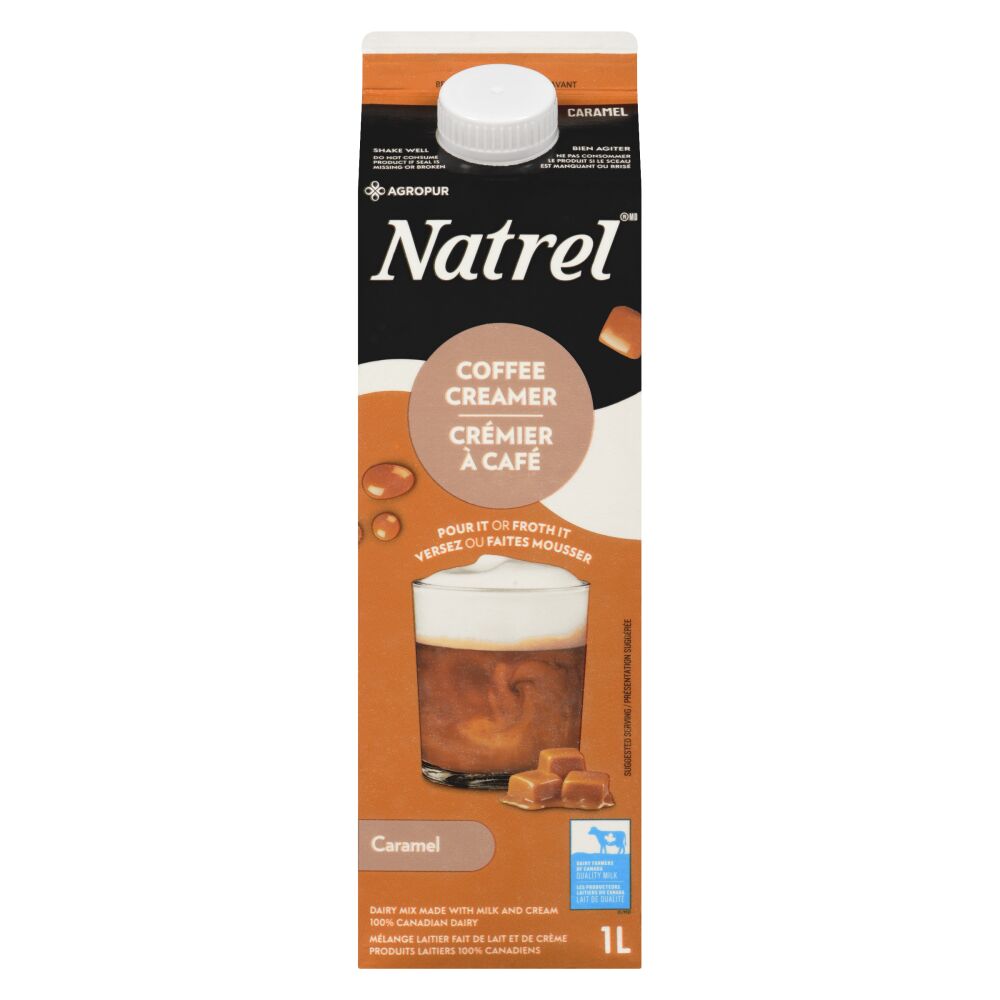 Natrel Caramel Coffee Creamer 1L