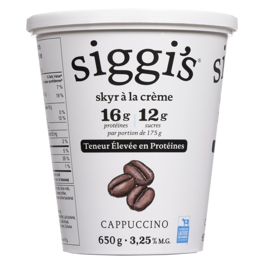 Siggi's Skyr à la crème cappuccino 3.25% M.G. 650g
