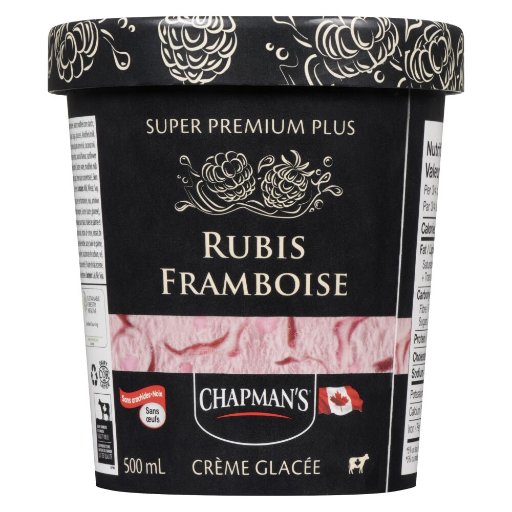 Chapman's Crème glacée rubis framboise 500ml