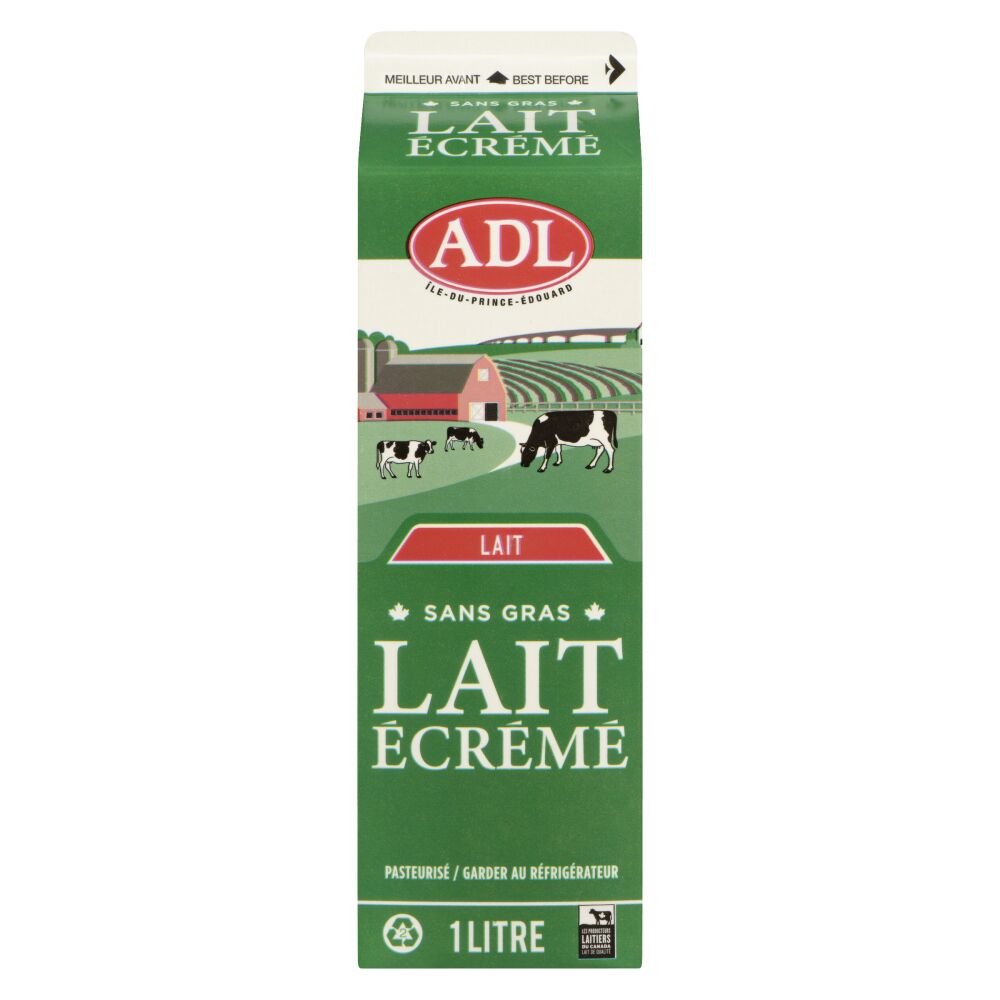 ADL Lait écrémé 0% M.G. 1L