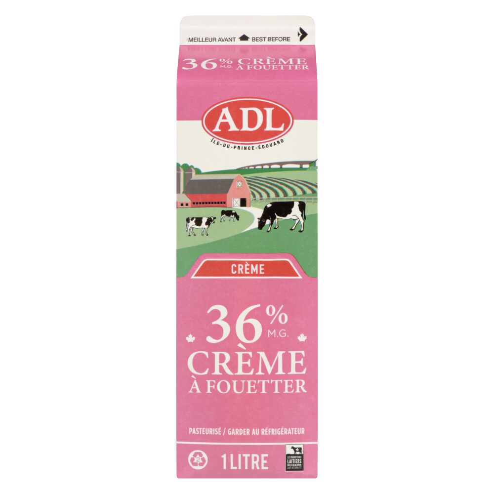 ADL Crème à fouetter 36% M.G. 1L