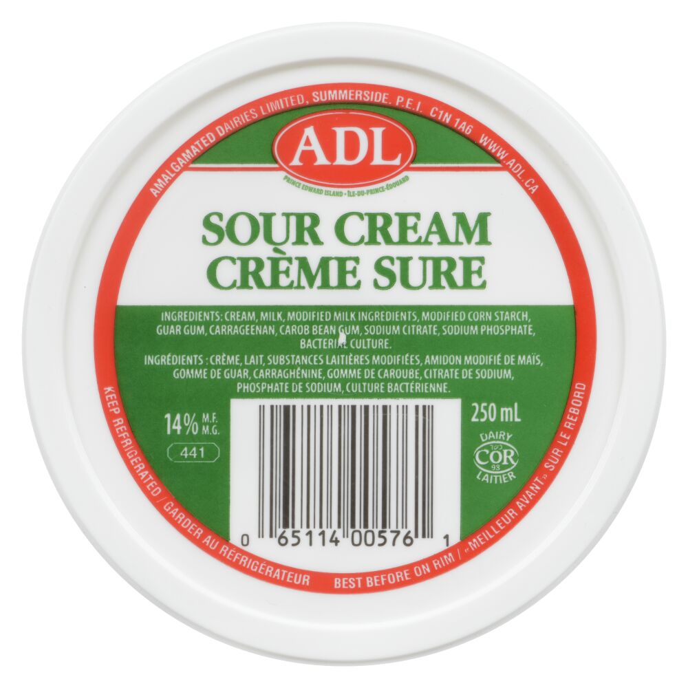 ADL Sour Cream 14% M.F. 250ml