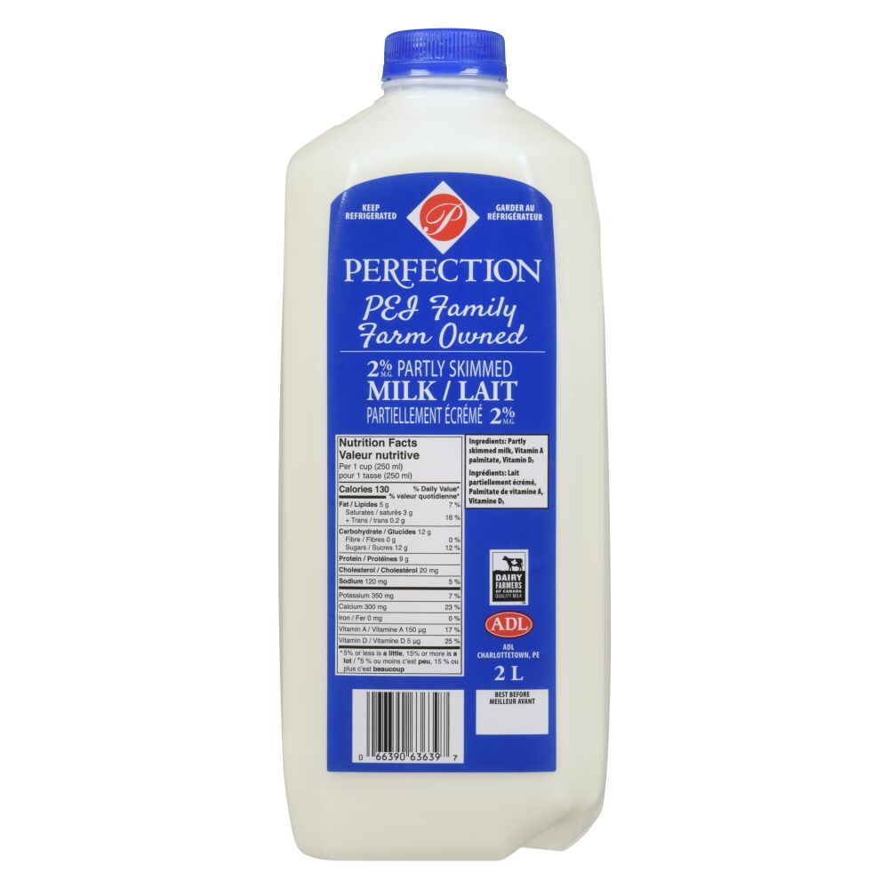 Perfection Partly Skimmed Milk 2% M.F. 2L
