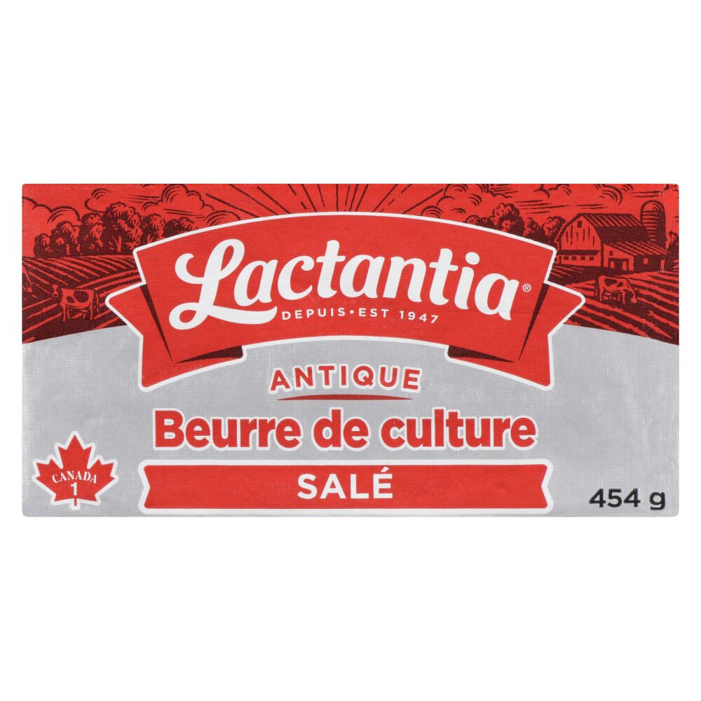 Lactantia Beurre de culture antique salé 454g