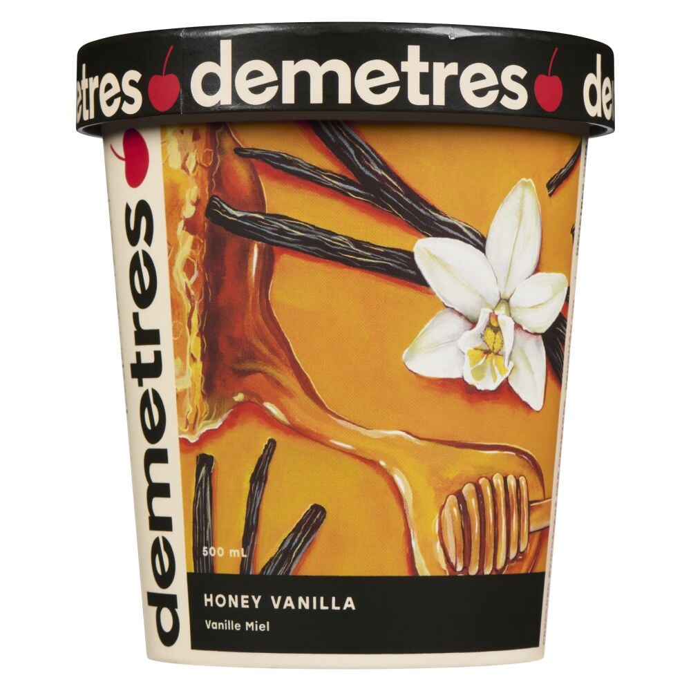 Demetres Honey Vanilla Ice Cream 500mL