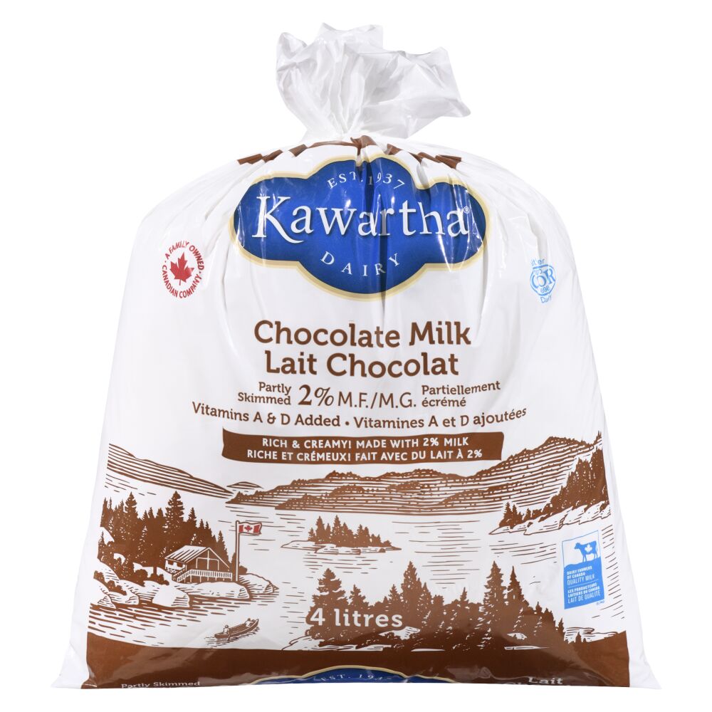 Kawartha Dairy Partly Skimmed Chocolate Milk 2% M.F. 4L