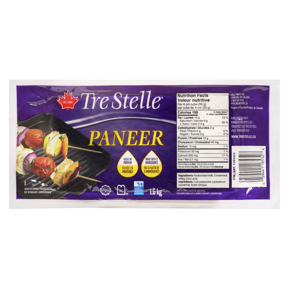 Tre Stelle Paneer 1.6kg