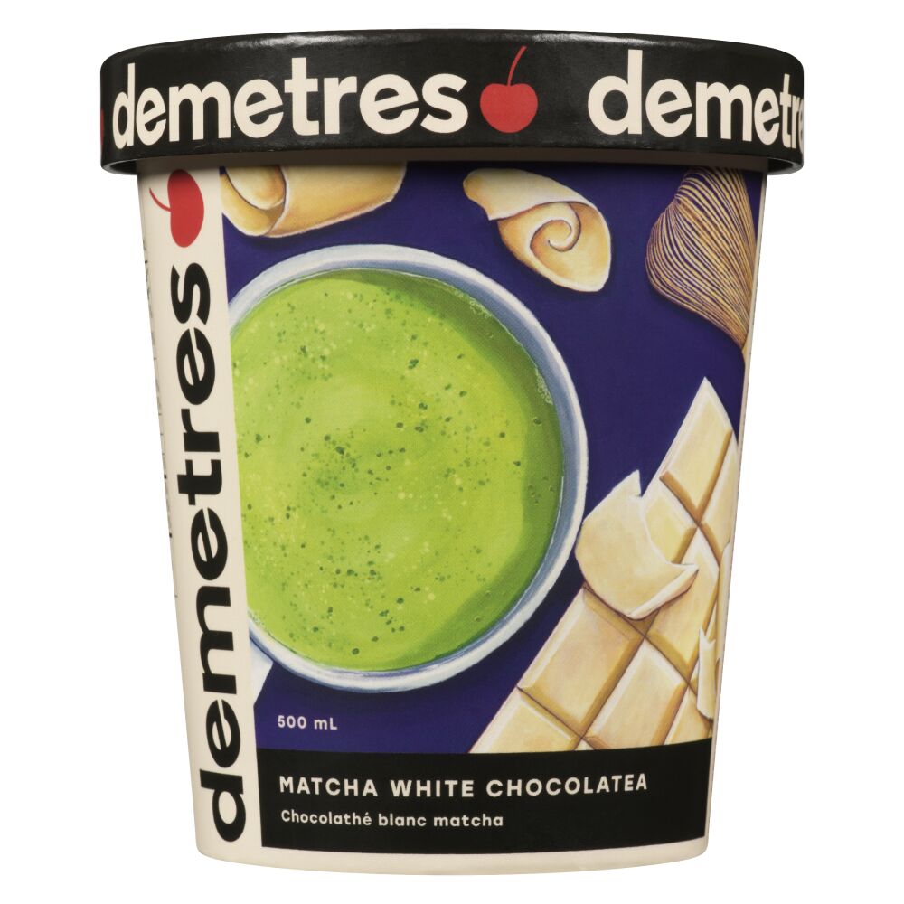 Demetres Matcha White Chocolate Ice Cream 500mL