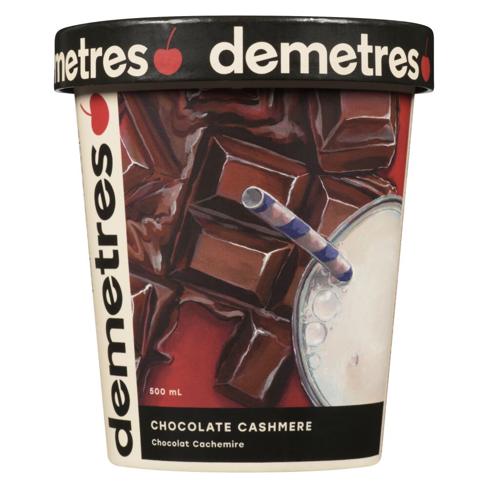 Demetres Chocolate Cashmere Ice Cream 500mL