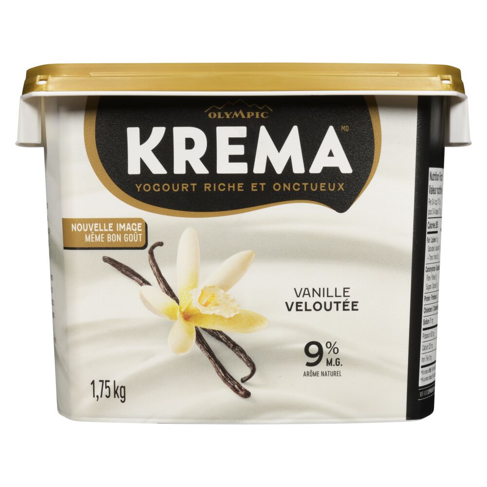 Olympic Krema Yogourt de type balkan vanille 9% M.G. 1.75kg