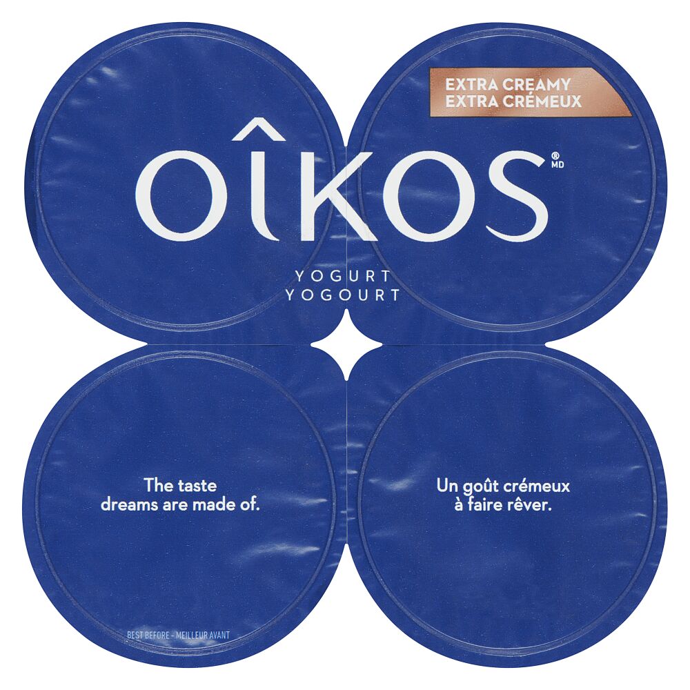 Oîkos Lemon Meringue Greek Yogurt 4% M.F. 4x95g
