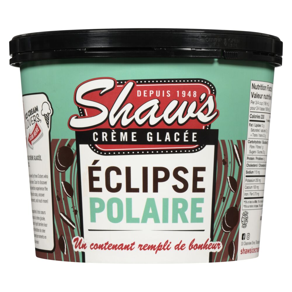 Shaw's Ice Cream Crème glacée éclipse polaire 1.5L