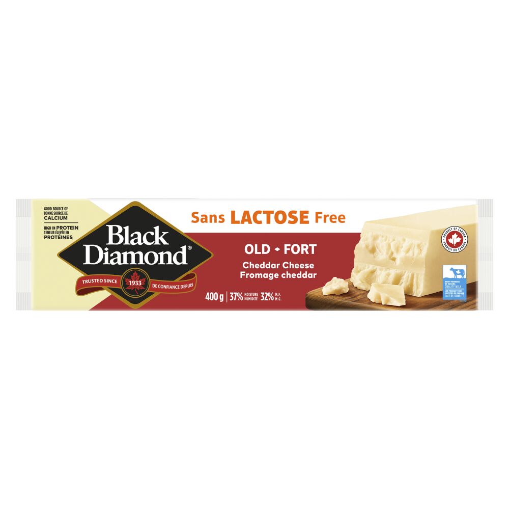 Black Diamond Lactose Free Old White Cheddar 400g