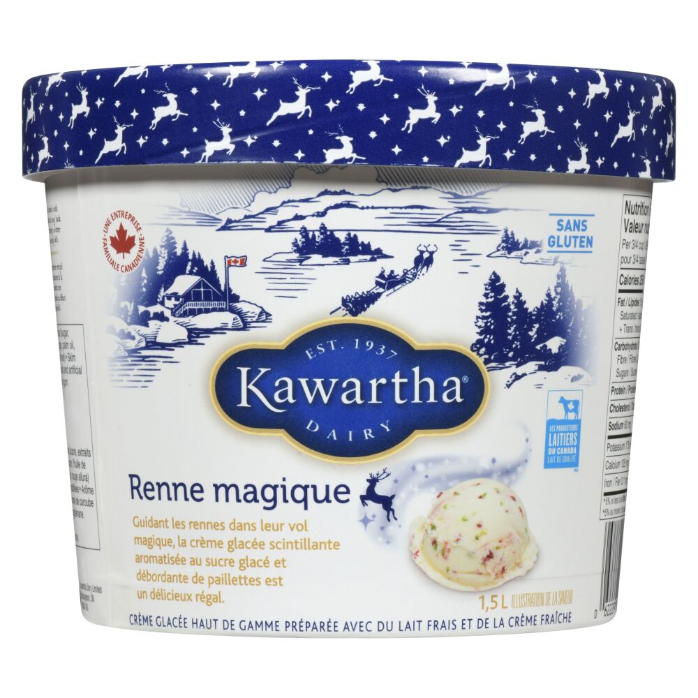 Kawartha Dairy Crème glacée renne magique (saisonnier) 1.5L