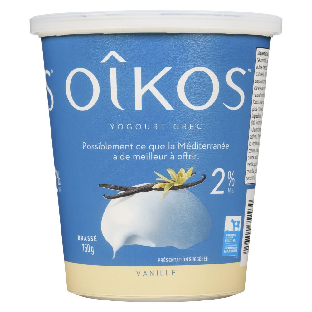 Oîkos Yogourt grec vanille 2% M.G. 750g