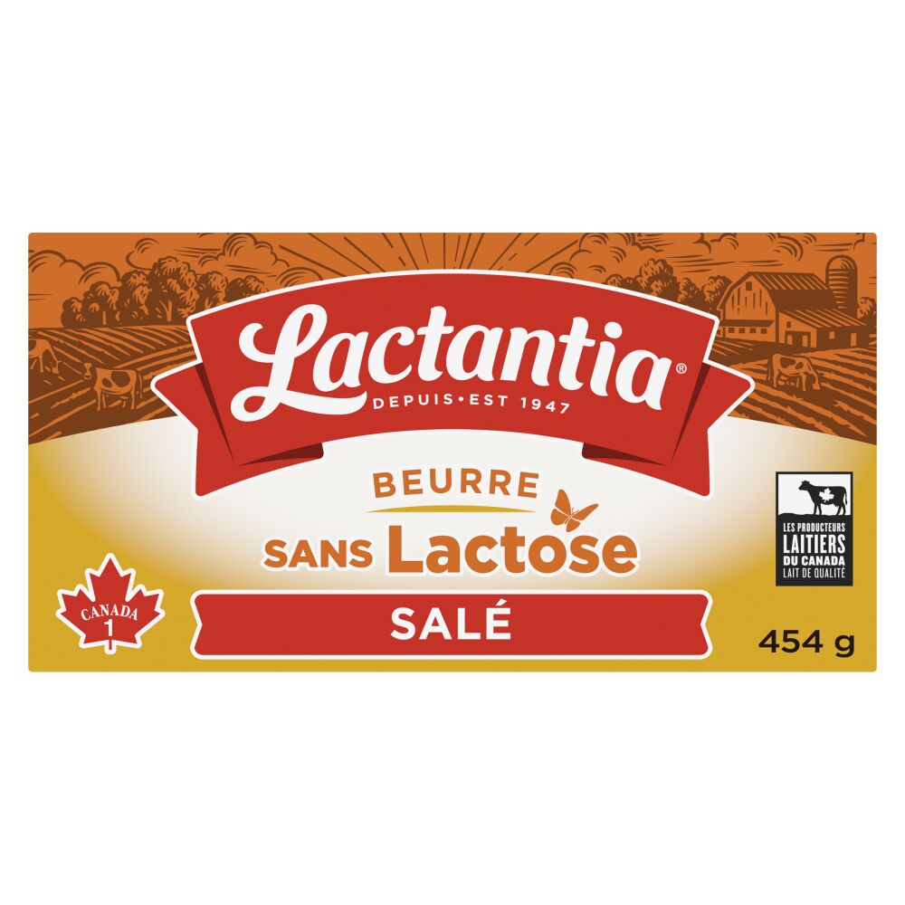 Lactantia Beurre salé sans lactose 454g