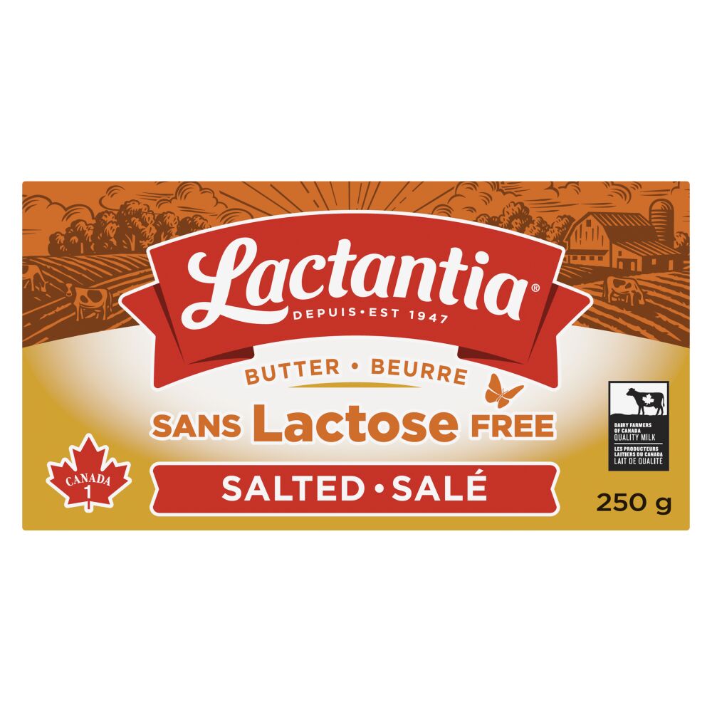 Lactantia Lactose Free Salted Butter 250g