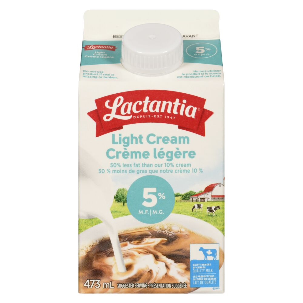 Lactantia Light Cream 5% M.F. 473ml