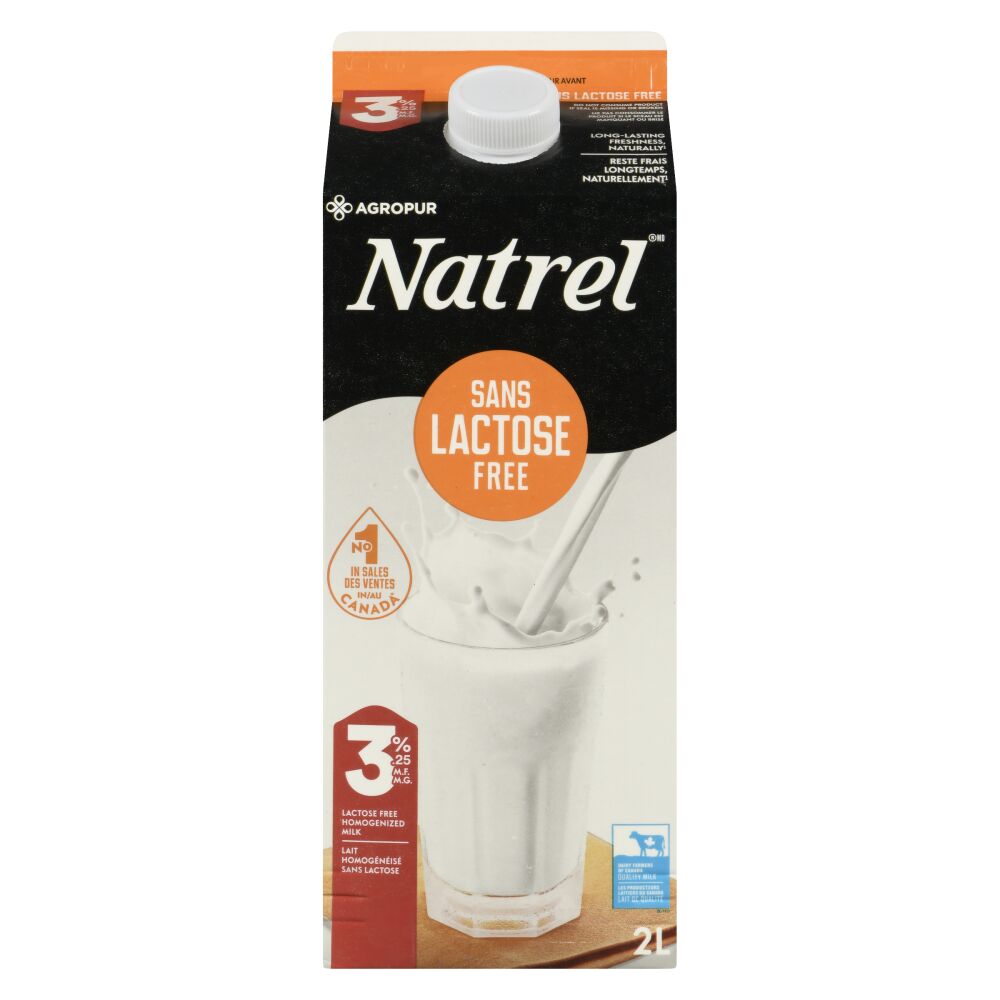 Natrel Lactose Free Homogenized Milk 3.25% M.F. 2L