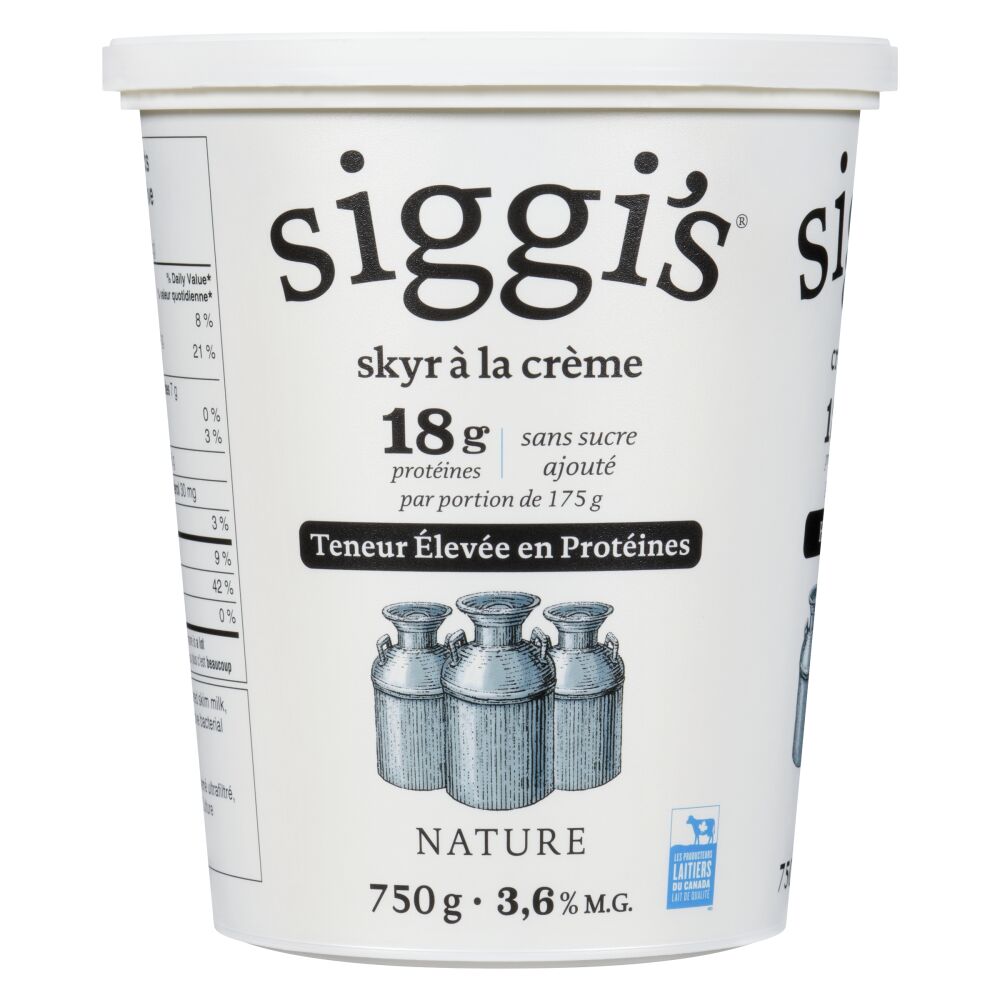 Siggi's Yogourt skyr nature 3.6% M.G. 750g