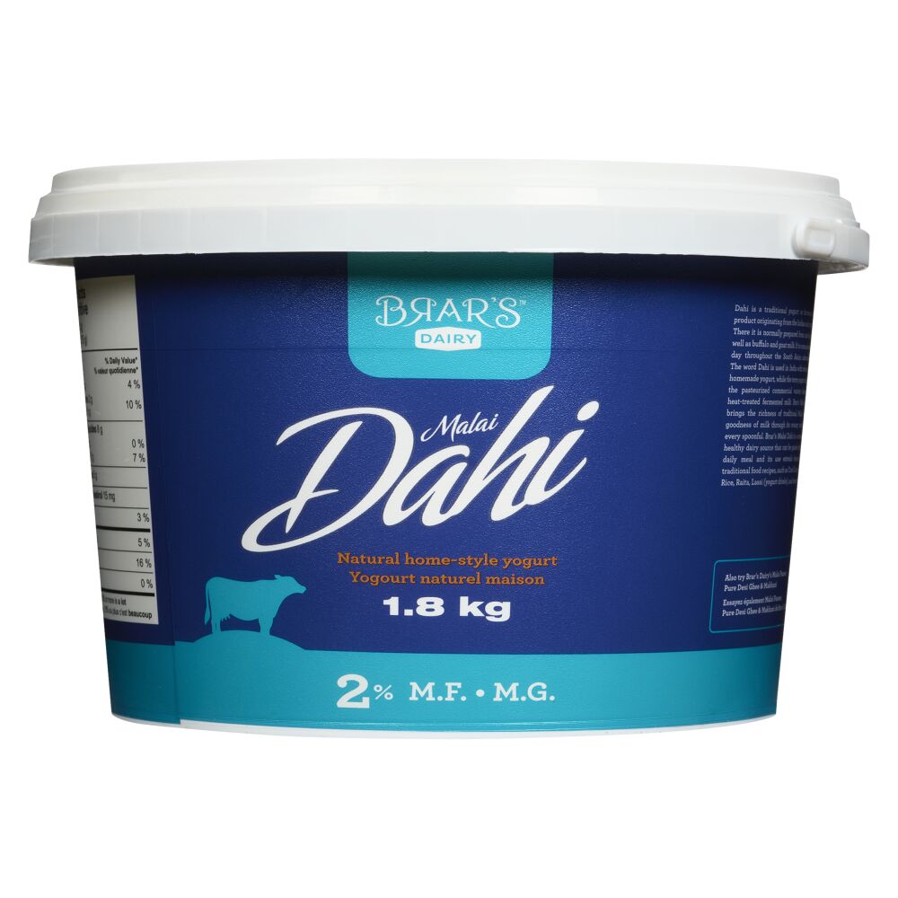 Brar's Malai Dahi 2% M.F. 1.8kg