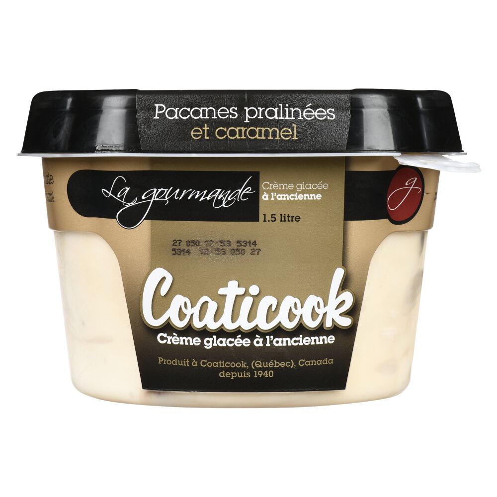 Coaticook Crème glacée à l'ancienne pacanes pralinées et caramel 1.5L