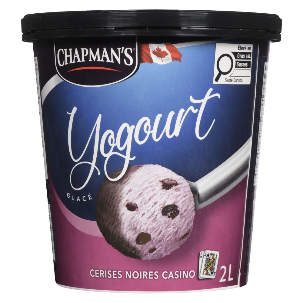 Chapman's Yogourt glacé cerise noire casino 2L