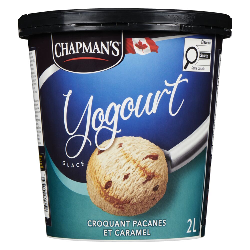 Chapman's Yogourt glacé croquant pacanes et caramel 2L