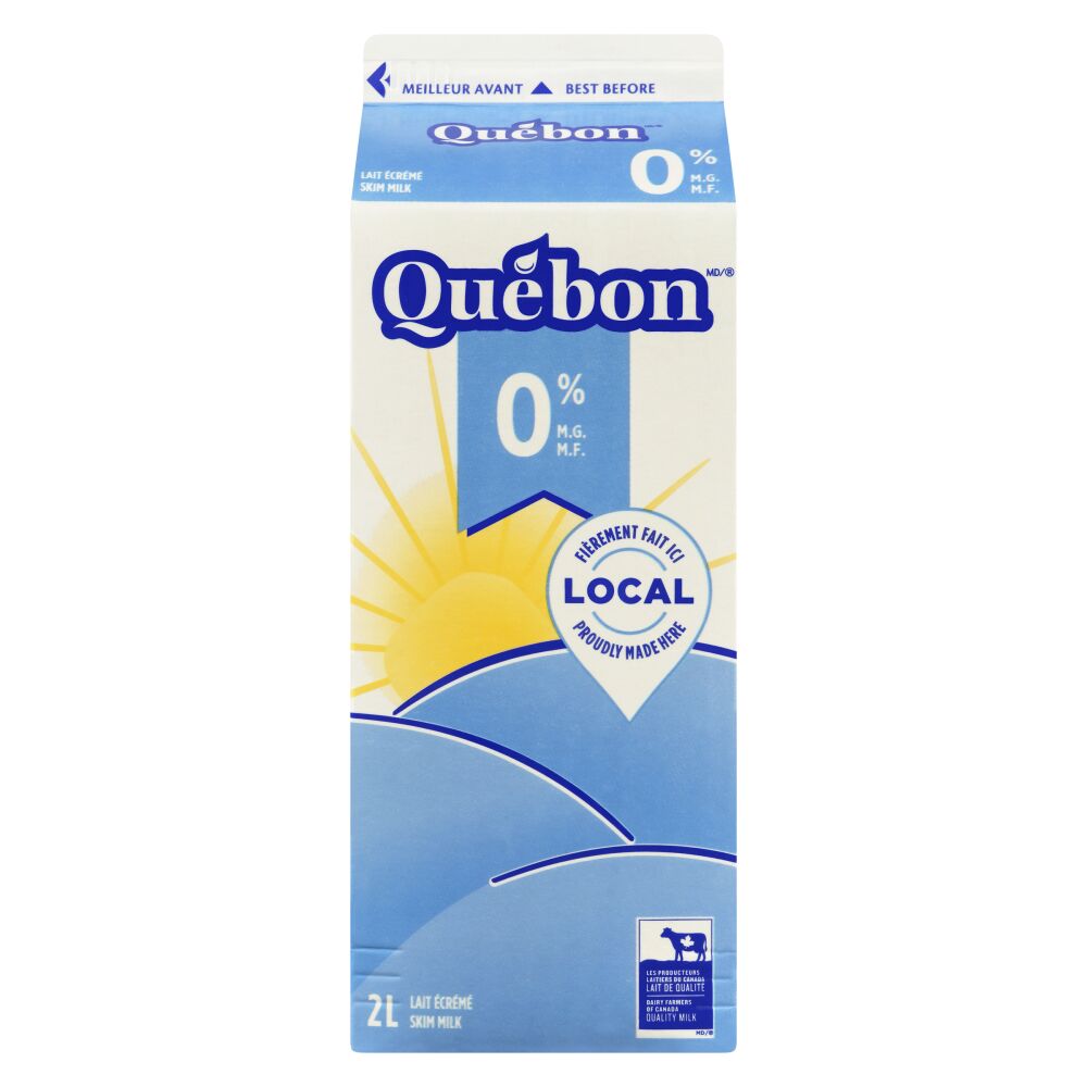 Québon Skim Milk 0% M.F. 2L