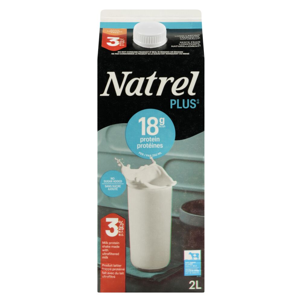 Natrel Plus Lactose Free Milk Protein Shake 3.25% M.F. 2L