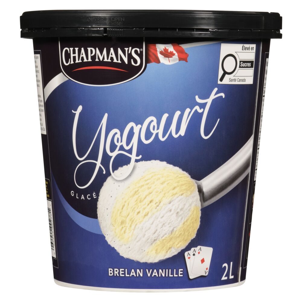 Chapman's Yogourt glacé brelan vanille 2L