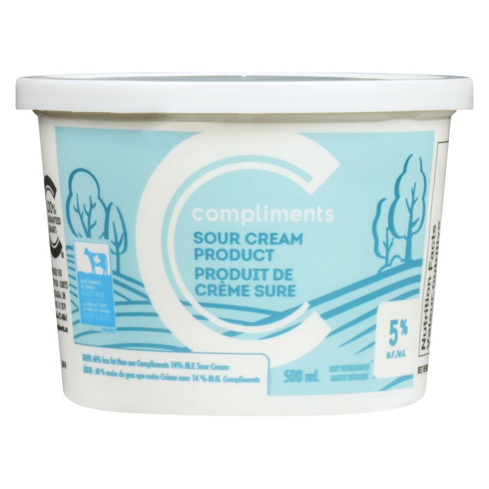 Compliments Sour Cream Product 5% M.F. 500ml