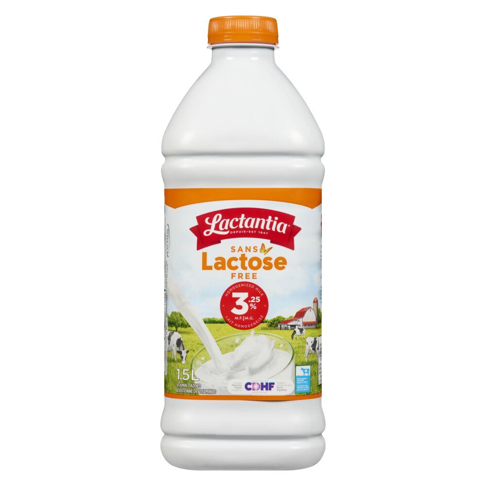 Lactantia Lactose Free Homogenized Milk 3.25% M.F. 1.5L