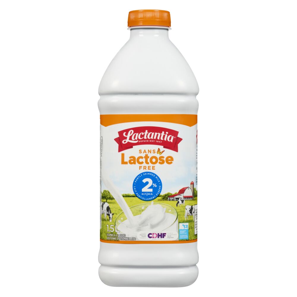 Lactantia Lactose Free Partly Skimmed Milk 2% M.F. 1.5L