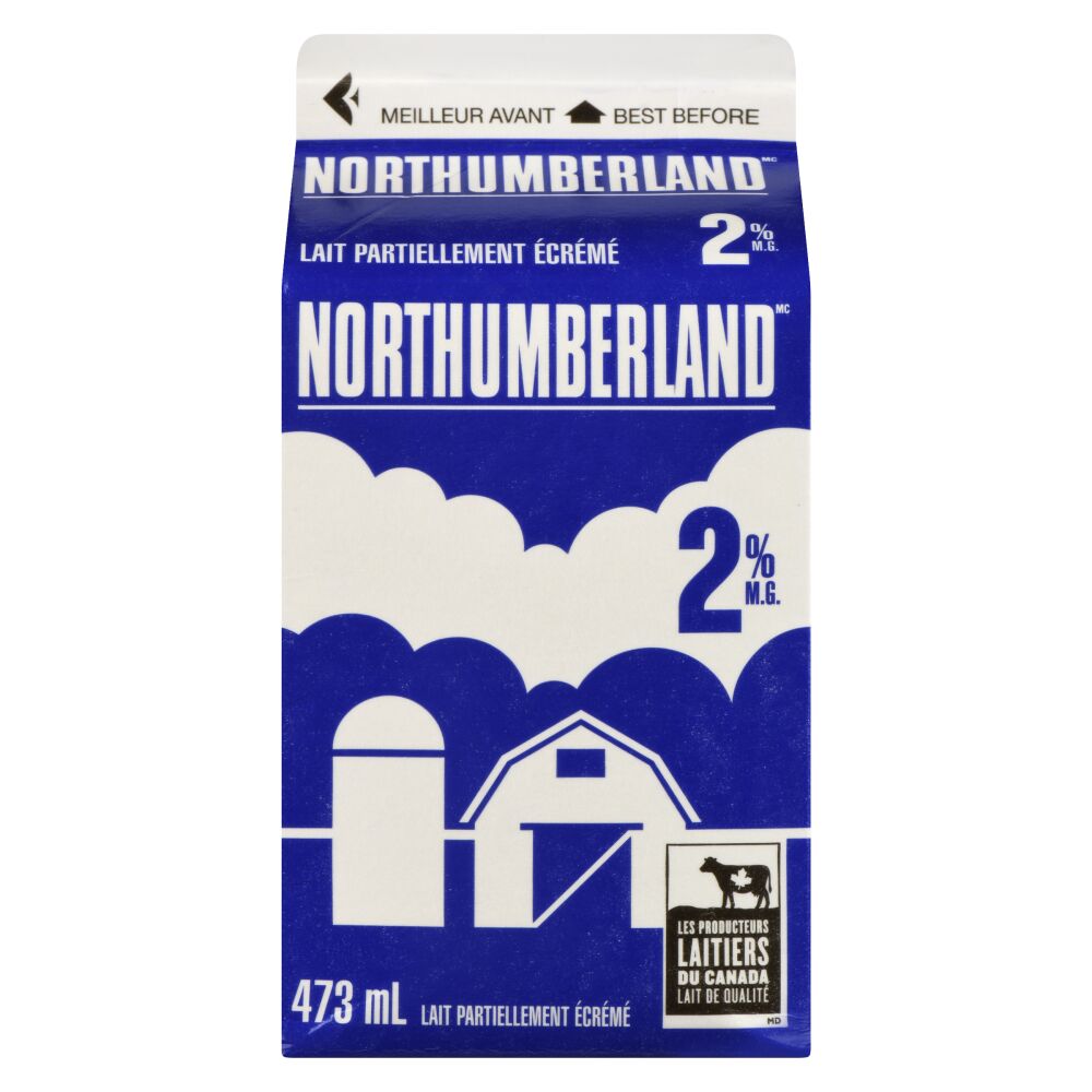 Northumberland Lait partiellement écrémé 2% M.G. 473ml