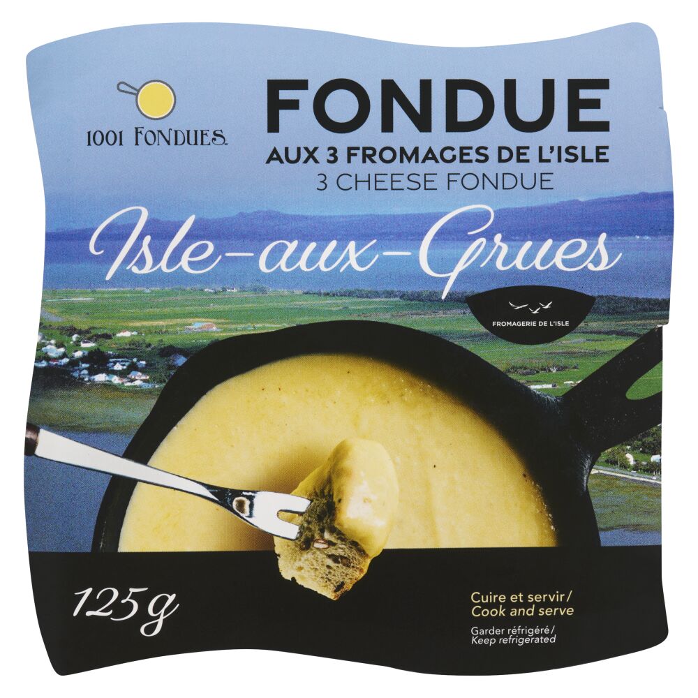 1001 Fondues Isle-aux-Grues 3 Cheese Fondue 125g