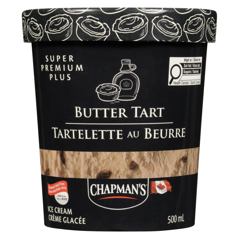 Chapman's Butter Tart Super Premium Plus Ice Cream 500ml