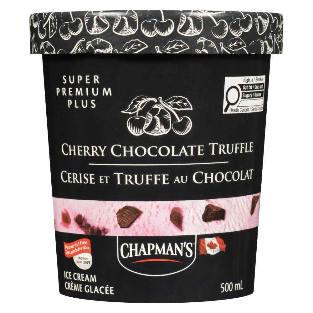 Chapman's Cherry Chocolate Truffle Super Premiun Plus Ice Cream 500ml