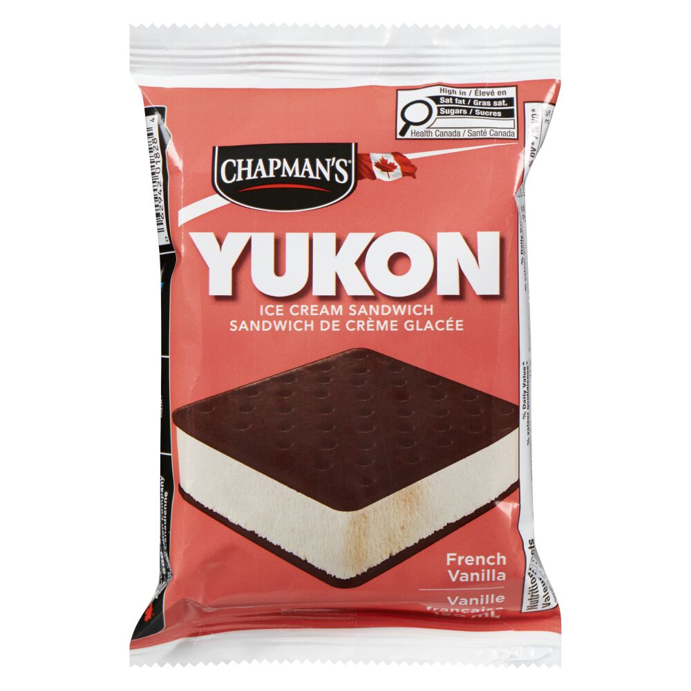 Chapman's French Vanilla Yukon Ice Cream Sandwich 150ml